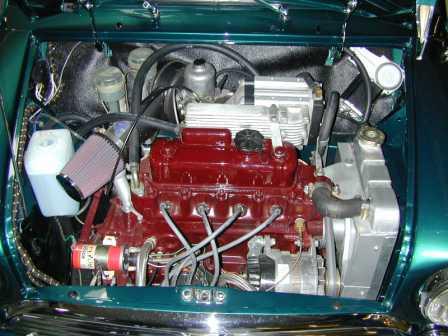 hp supercharger kit on bmc mini engine image copyright (c) 2011.