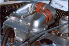 HP Supercharger Kit for Triumph TR4 - Intake Image copyright (c) 2011.