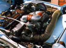 HP Supercharger Kit on Triumph TR4 Image copyright (c) 2011.