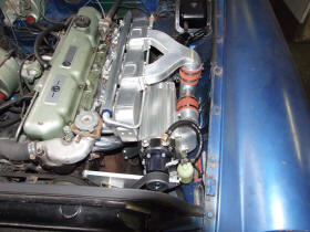 HP Supercharger fitted to MG C GT Image copyright (c) 2011.