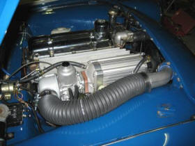 HP Supercharger on Triumph TR3 Image copyright (c) 2011.