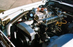 HP Supercharger Kit on Triumph TR4 Image copyright (c) 2011.